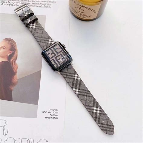 burberry watch band ladies|designer apple watch bands Burberry.